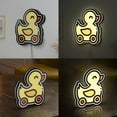 thumbnail image 2 of Bath Duck 3D Novelty Light Box for Kids and Babies, Cute Toy Lamp Decor with Duckling and Childhood Theme (Width 12 inch, 30cm), 2 of 9