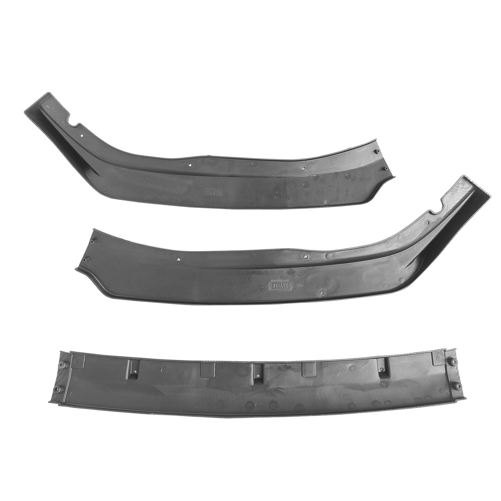 Ikon Motorsports Front Bumper Lip Compatible With 2018-2021 Honda Accord, Carbon Fiber Print PP Polypropylene IKON Style Front Lower Chin Lip Splitter Protector 3PCS