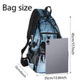 thumbnail image 2 of Pickleball Bags for Men Women Pickleball Backpack with Large Capacity Lightweight Adjustable Pickleball Sling Bag Hold Paddles, Balls, Accessories Deer In Winter, 2 of 5