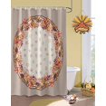 thumbnail image 3 of Fall Shower Curtain Red Orange Maple Leaf Bathroom Curtains with Hooks, Waterproof Fabric Autumn Leaves Thanksgiving Bath Shower Curtains Set for Bathroom Bathtubs Decor 72x84 Inch, 3 of 7