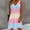 Pink, variant on Elvqul Pullover Dresses for Women Sleeveless Spaghetti Strap Mini Dresses V Neck Summer Black Gradient Womens Tank Dresses Loose
