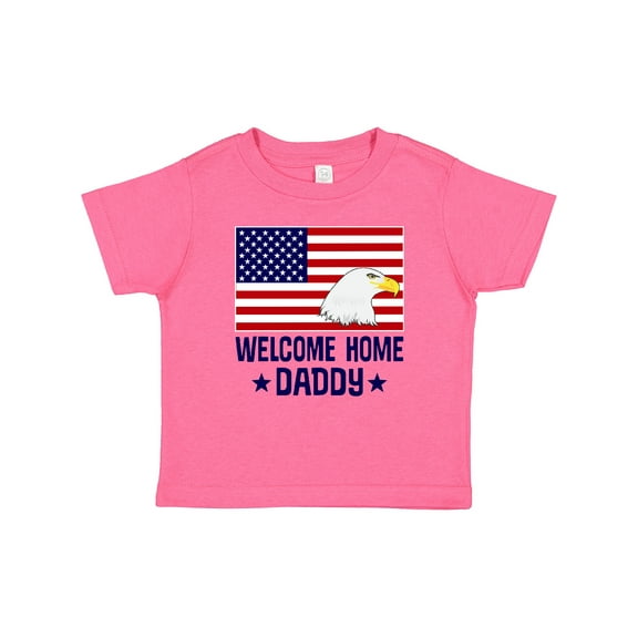 Inktastic Military Homecoming Welcome Home Daddy Boys or Girls Baby T-Shirt