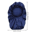 thumbnail image 2 of Nightcap de hombres con ala elastic en color sólido para mujer Sombrero para dormir para el hogar, 2 of 4