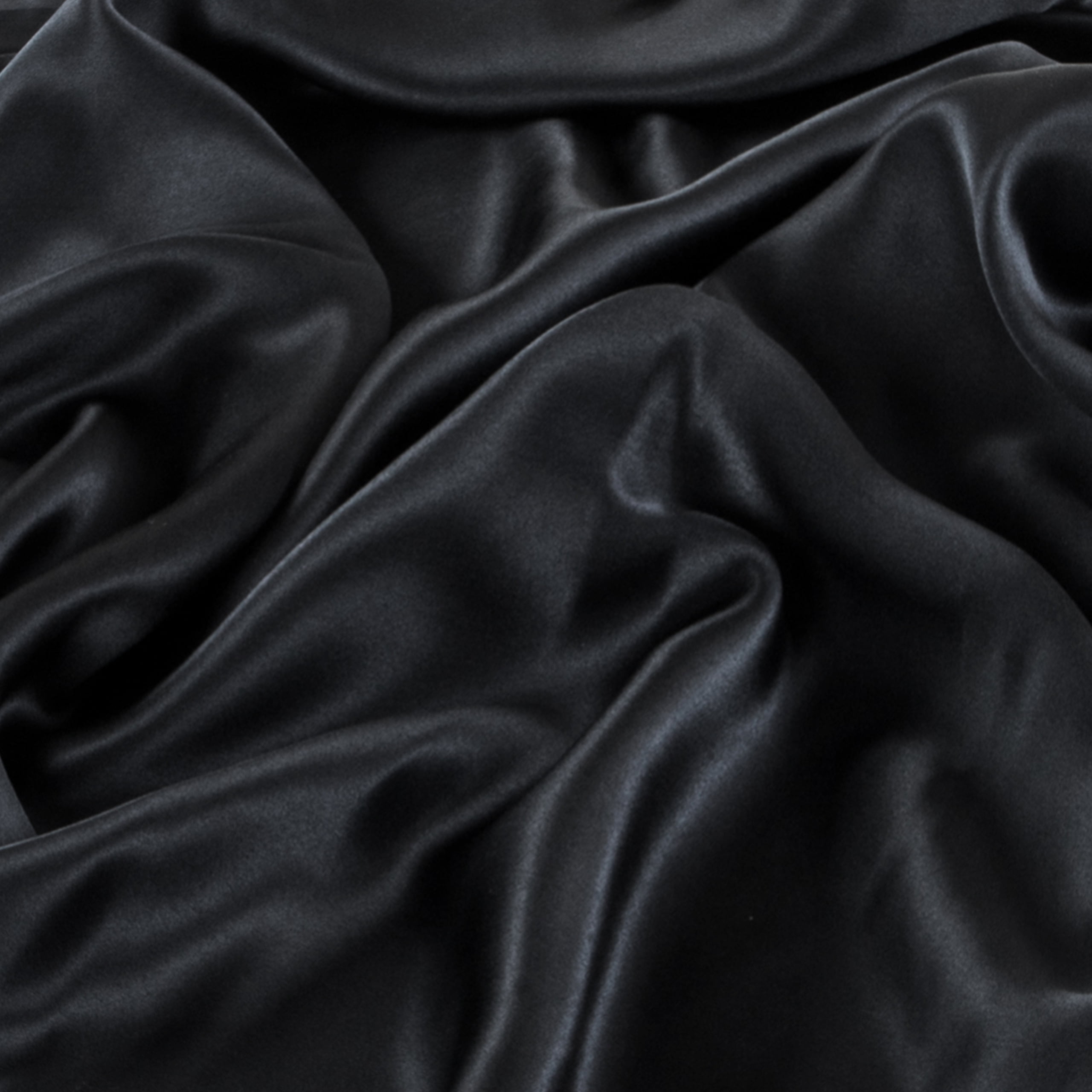 ORGANICTUNE 1 Pack Mulberry Silk King Pillowcase, 20x36 inches, Black