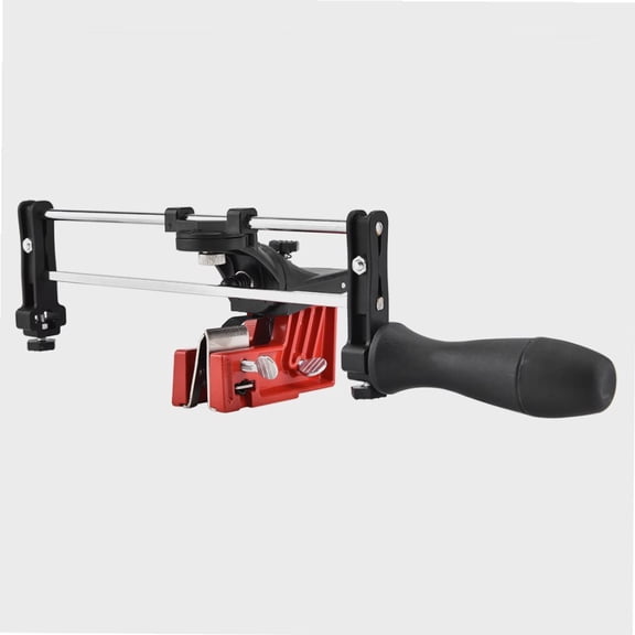 Chainsaw Sharpener,Bar Mounted Manual Chain Sharpener Chainsaw Saw Chain Filing Guide Tool Metal Sharpening File Tool for Sharpening Chain Saw Teeth