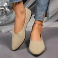 thumbnail image 5 of YLYL Women Knit Ballet Flats Non Slip Pointed Toe Comfortable Softable Casual Dressy Work Flats Shoes, 5 of 8