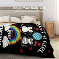 thumbnail image 6 of Cute Penguin Blanket Just A Girl Who Loves Penguin Blankets Super Soft Flannel Throw Blankets Bed Bedding Couch Decor Gifts for Kids Boys Girls Women Adult 60"x50", 6 of 6