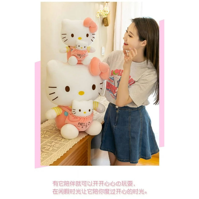 45cm Sanrio New Mother and Child Plushies KT Doll Kitty