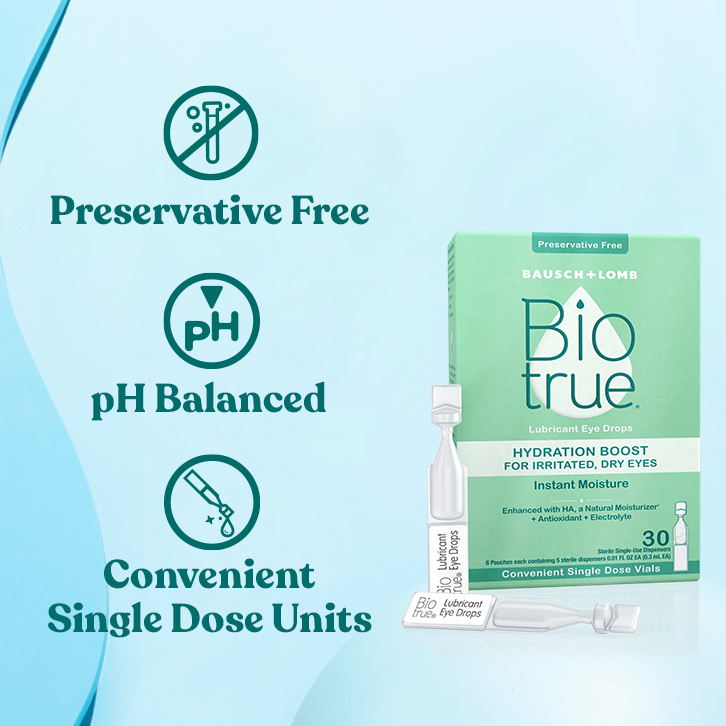 Biotrue Lubricant Eye Drops Single Use