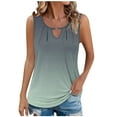 thumbnail image 2 of LiMoi Summer Blouses for Women Boho Womens Sleeveless Tops Vneck Tshirts Shirts for Women Plain T Shirts for Women V Neck Plus Size T Shirts, 2 of 6