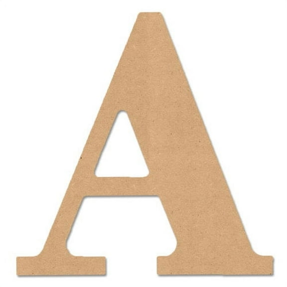 Unfinished Wood 5" Classic Font Letters