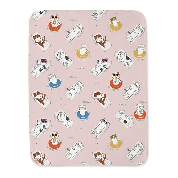 Summer Cats Pattern Blanket -Image by Shutterstock,