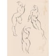 thumbnail image 2 of Wild Apple Portfolio 12x14 White Modern Wood Framed Museum Art Print Titled - Figure Study VI, 2 of 4