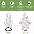 thumbnail image 4 of Yiaed Cat Bear Rabbit Print Dog Hoodie Security Pet Dog Costume Pets Dog Hoodie Sweatshirt with Pocket for Small Dogs-Medium, 4 of 5