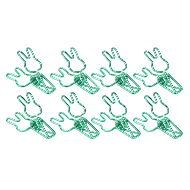 100 Uds Mini Clips para carpetas fotos papelería Clips para carpetas abrazaderas de papel huecas de Metal abrazaderas de papel para proyectos de manualidades de oficina y ANGGREK Otros