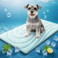 thumbnail image 1 of Cama Cooling Mat Babygreat para perros, 36 x 23 cm, autoenfriable, color azul, 1 of 7