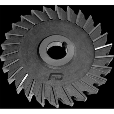 

F&D Tool 11573-AX460 Cobalt Straight Tooth Side Mill - 5 dia. x 0.50 Wide x 1 Hole with 26 Teeth
