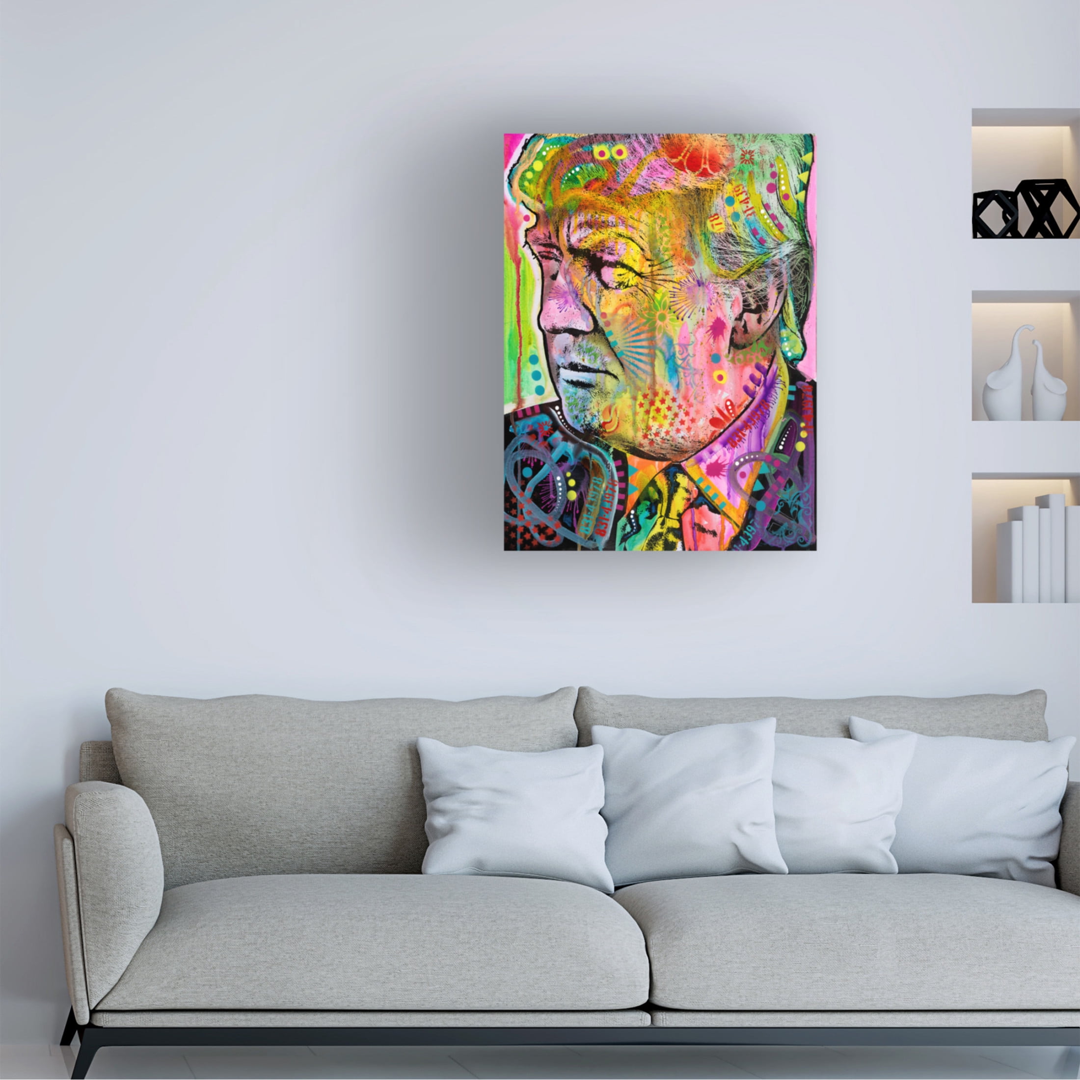 Canvas Wall Art - Dean Russo 'Donald' Wall Art for Living Room, Bedroom, or Office Décor by Trademark Fine Art - 18 x 24 Inches