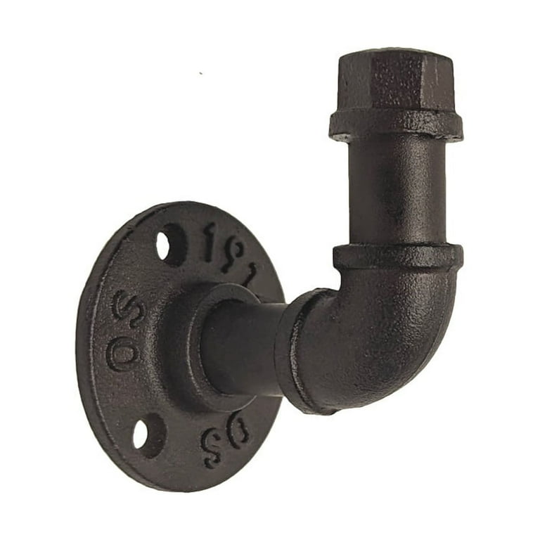 Plumbing Elbow Cap Hook Wall Mount Hat Coat Hanger Metal Pipe Rustic Home Decor Plumbing Elbow Cap Hook Wall Mount Hat Coat Hanger Metal Pipe Rustic Home Decor