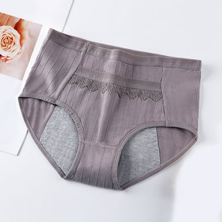 Don t Miss: Panty  Bragas de Ropa Interior para Dama  Fashion Women Solid Color Lace Pocket Waisted Briefs Breathable Traceless Pants For Girls SOPATENOR Purple M