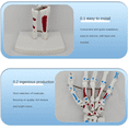 thumbnail image 6 of Skeleton Hand Model, Hand Joint Model, with Wrist, Ulna, Hinged Hand , Palmar Anatomy Muscle Model, 6 of 6