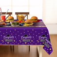 thumbnail image 4 of 3 Pack Graduation Tablecloth,Graduation Party Decorations 2025, Black and Gold Tablecloths for Rectangle Tables, 54"x108" Disposable Plastic Table Cloth for Congrats Grad Party Birthday Wedding Decors, 4 of 10