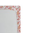 thumbnail image 2 of Floral Fitted Sheet, Leaves Florets Petals Pattern in Watercolor Paint Pastel Colored Picture Print, Soft Decorative Fabric Bedding, Queen Size, Coral, by Ambesonne, 2 of 2