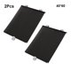 thumbnail image 5 of 2 uds parasol de coche cortina retráctil delantero/trasero parabrisas protector solar cubierta parabrisas protector solar accesorios de coches Automoción decorativa y accesorios Negro 40*60 Speravity VI022157-01, 5 of 6