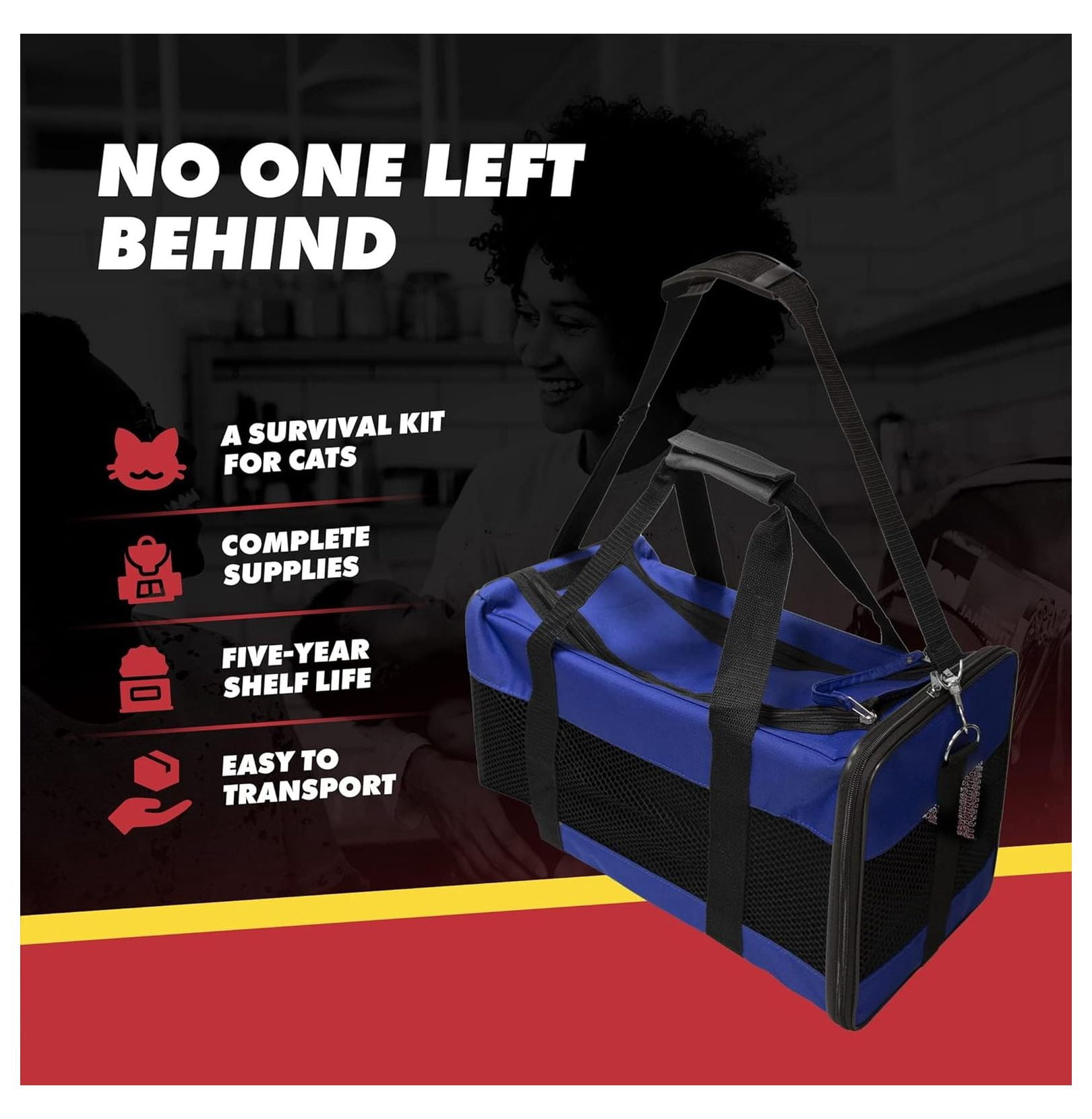 - Cat Emergency Survival Kit - Bug Out, Emergency, Travel Kits, First Aid - Deluxe