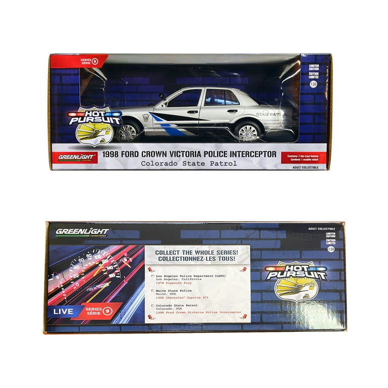 1998 Ford Crown Victoria Police Interceptor Silver Metallic 