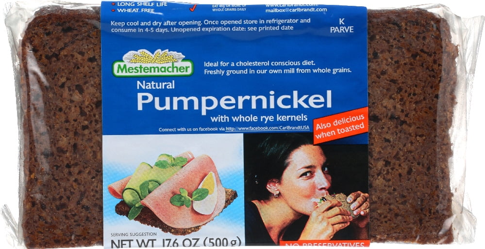 YAME Pumpernickel Bread, 17.6 oz, Only 1 Pack