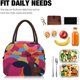 thumbnail image 5 of Insulated Lunch Bags for Women Reusable Cooler Bag Waterproof Large Lunch Box Portable Lunch Kit for Work Picnic Beach (Colorful Polka Dots), 5 of 5
