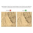 thumbnail image 3 of 1846 Florida Map Poster - Vintage Map Wall Art - Florida State Wall Map - Florida Keys Map - Cedar Key Florida - Vintage Florida Poster - Vintage Florida Map, 3 of 8