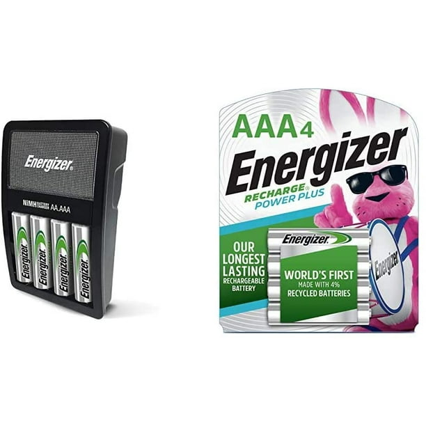 Rechargeable And a Battery Charger Recharge Value With 4 Nimh Rechargeable Batteries Rechargeable a Batteries Nimh 800 Mah Pre Charged 4 Count Recharge Power Plus Walmart Com Walmart Com