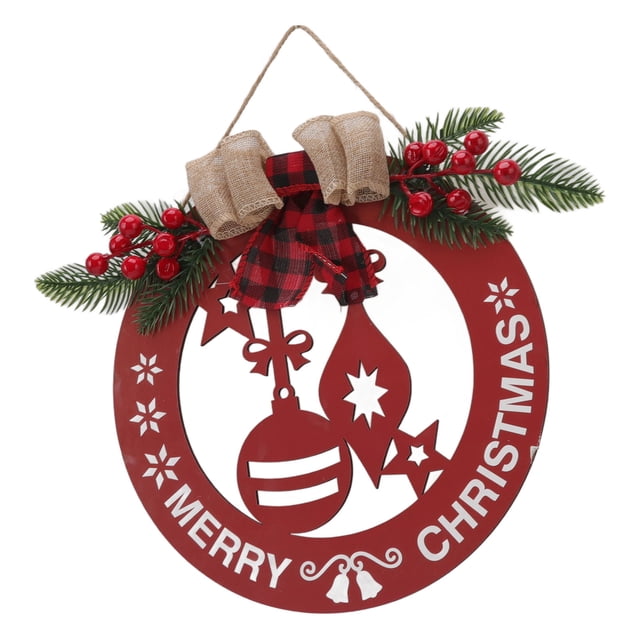 Noël Suspendu Signe de Bienvenue, Signe de Porte de Noël en Bois Signe de Porte de Noël Suspendu Signe de Noël Porte d'Entrée Suspendu Décor Design à l'Épreuve du Futur