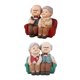 thumbnail image 3 of Estatuilla de resina de pareja de ancianos perfecl decoración de pastel, 3 of 8