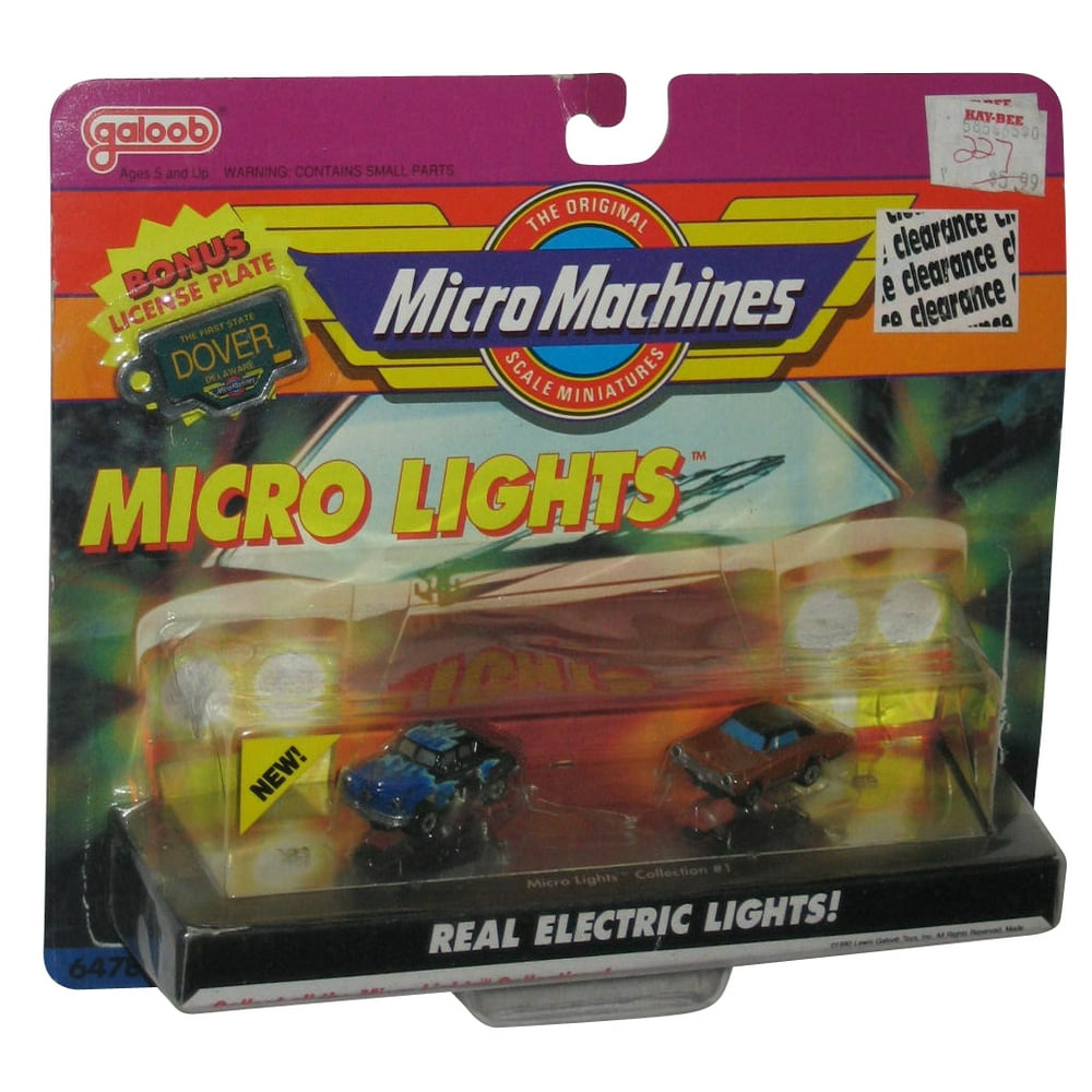 Micro Machines Real Electric Lights Collection 1 (1990) Galoob Toy Car