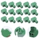 thumbnail image 3 of Conector de bloque de terminales PCB de tornillo 2P con paso de 3,5 mm y pines rectos, 50 unidades, 3 of 8