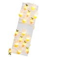 thumbnail image 1 of Easter Carrot Eggshell Rabbit Shaped LED Copper Wire String Lights 30 LED Battery Operated for Festive Holiday Decoration Indoor Outdoor Warm Yellow Light, 1 of 6