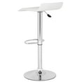 thumbnail image 5 of SAFAVIEH Sheba Square Swivel Low Back Bar Stool, White, 5 of 7