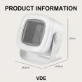 thumbnail image 2 of Portable Space Heater -Ceramic Small Mini Heater - Overheat Protection, 2 of 5
