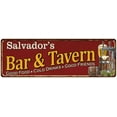 thumbnail image 1 of Salvador's Bar and Tavern Red Chic Sign Man Cave Decor Gift 6x18 106180002483, 1 of 1