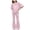 c2 Pink, variant on Back to School Outfits for Girls Girls Clothing Set 2 Piece Bow Graphic Short Sleeve T Shirts Wide Leg Flare Pants Kids Summer Outfit Preppy Tracksuit Clothes
