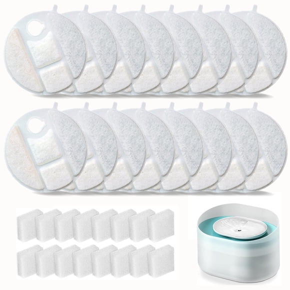 Filtros para fuente de agua para perros OUPUSES, paquete de 16 para PLWF008