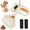 white, variant on Ocalpur Portable Pooper Scooper for Dogs, Lightweight Durable Pet Waste Picker, Hands-Free Dog Poop Scoop for Grass, Dirt, Yard & Outdoor Cleaning
