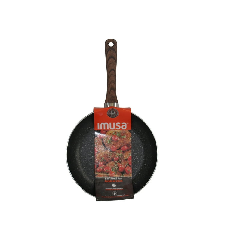 Imusa 9.5-Inch Black Stone Aluminum Nonstick Frying Pan photo 2