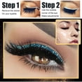 thumbnail image 3 of New Fashion 4 Pairs Eyeliner Eyelash Stickers Reusable Glitter Sexy Charm Double Eyelid Stickers No Smudging Sweat Proof Eye Shadow Eyelash Stickers Stage Makeup Tools, 3 of 8