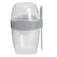 thumbnail image 1 of (Grey 870ml Height 17cm) Double Layer Breakfast Cup Oatmeal Cup, 1 of 14