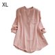 thumbnail image 2 of Minnieouse TureClos, camisa de talla grande para mujer, blusa de manga larga para primavera y otoño, Top holgado con cuello en V para chica Prendas para la parte del cuerpo rosado SG Minnieouse AP000936-10, 2 of 6