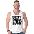 thumbnail image 3 of Best Papa Ever World's Coolest Dad Tank Top Sleeveless Tee Men Brisco Brands M, 3 of 6
